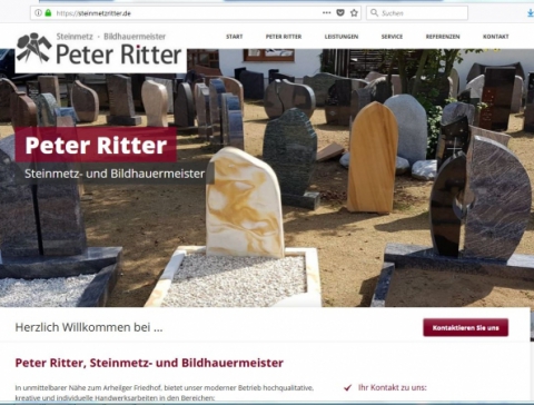 Peter Ritter - Steinmetz- & Bildhauermeister in Darmstadt-Arheilgen